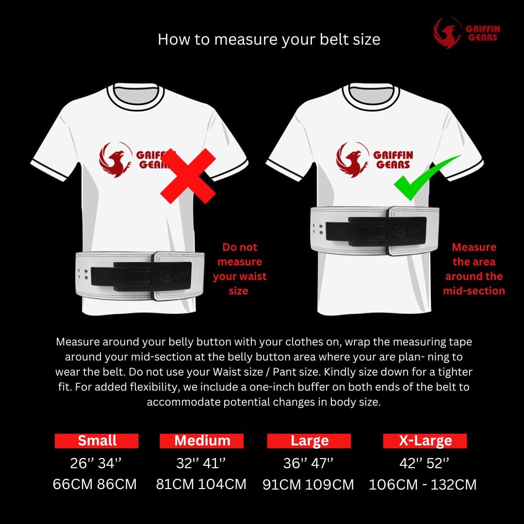 Powerlifting Lever Gym Extreme Heavy Duty Genuine Leather Belts-Squats Deadlifts Bodybuilding Weight Lifting Strongman for Men (Medium 32-41 Inch), 10MM Black) - Image 4