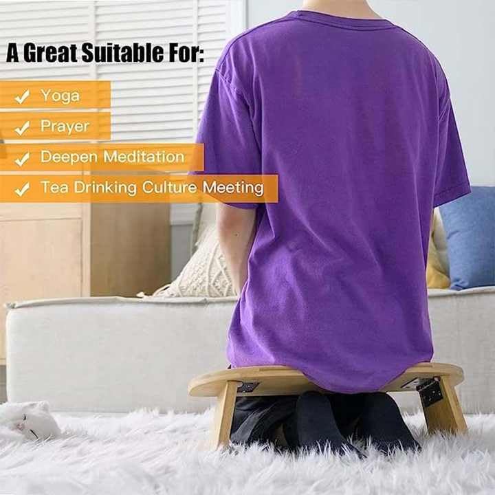 A Foldable Yoga Meditation Bench is a Versatile Tool That can Enhance Your Practice, Providing Support for Various Yoga Postures and Meditation - Image 6