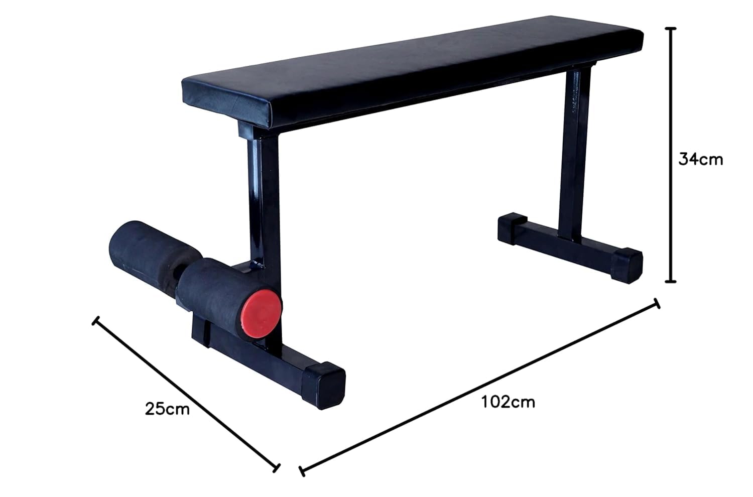 SAFILINE FITNESS Flat Exercise Bench Press Weight Strength Training Equipment Incline/Decline Full Body Workout Bench (Multi-Color) Home Gym Bench, Home Gym Equipment - Image 3