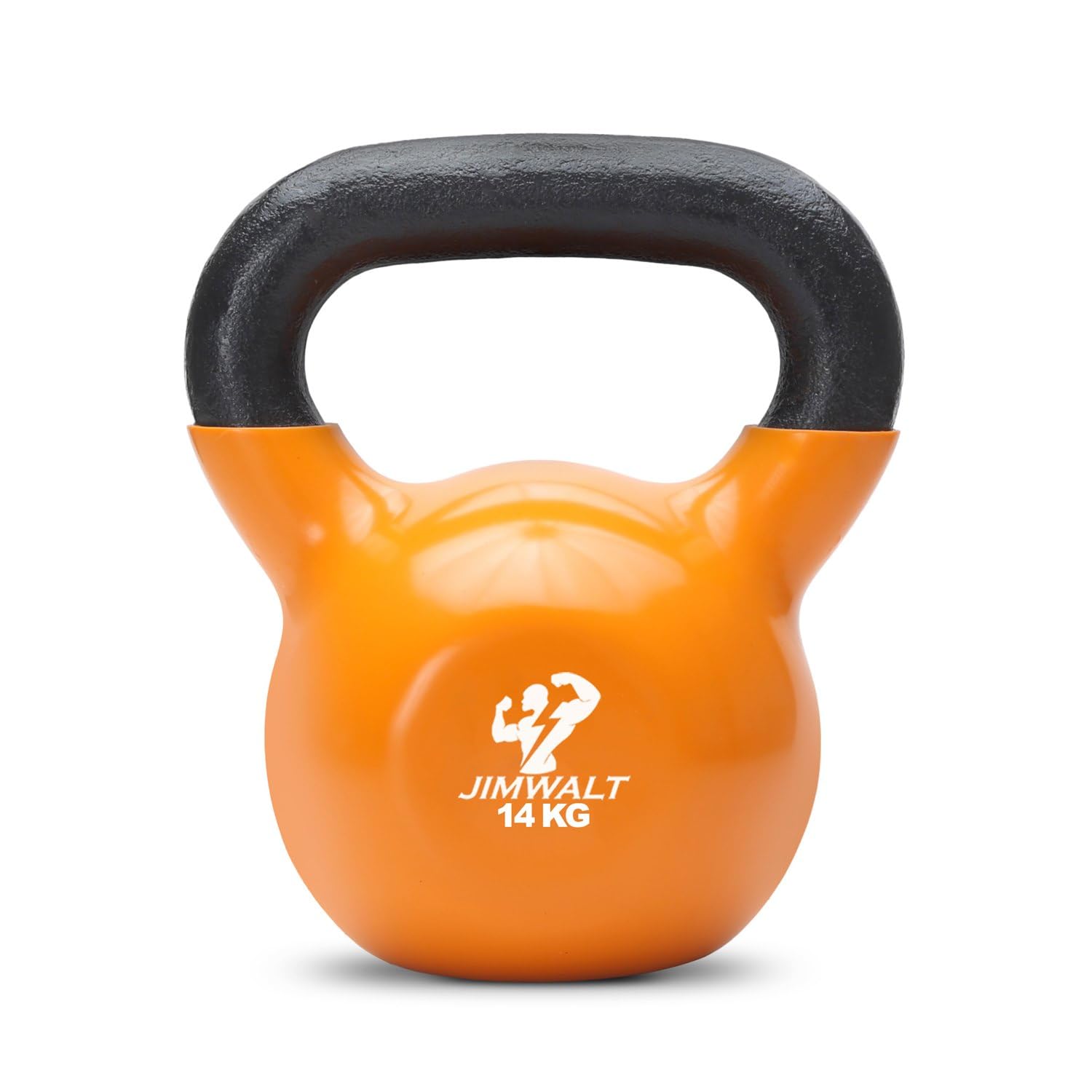 The Indian Made JIMWALT Premium Half Coated Vinyl Kettlebells 2KG to 48KG (14KG) - Image 2