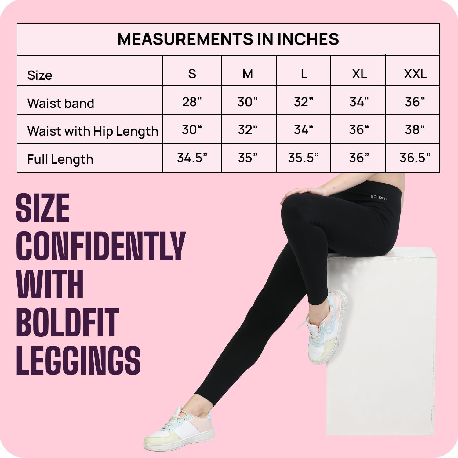 Boldfit Women's Stretchable Yoga Pants - Fitness Leggings, Multipurpose Track Pants, Gym Tights, Active Wear Lower - Image 7