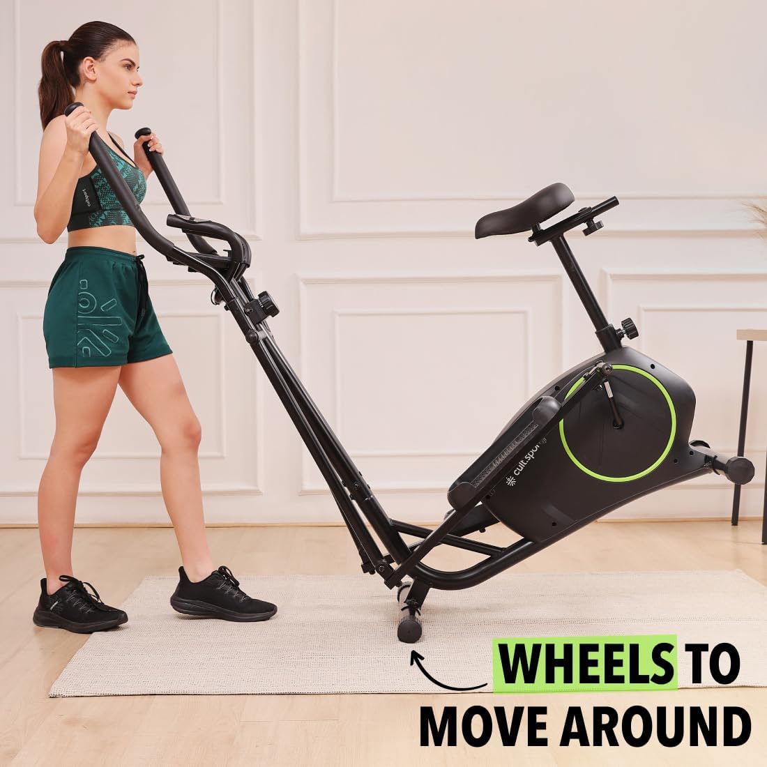 Cult.Sport smartcross Bern Elliptical Cross Trainer | Adjustable Seat | Max Weight: 120kg for Home Gym Fitness with 6 Months Warranty - Image 11