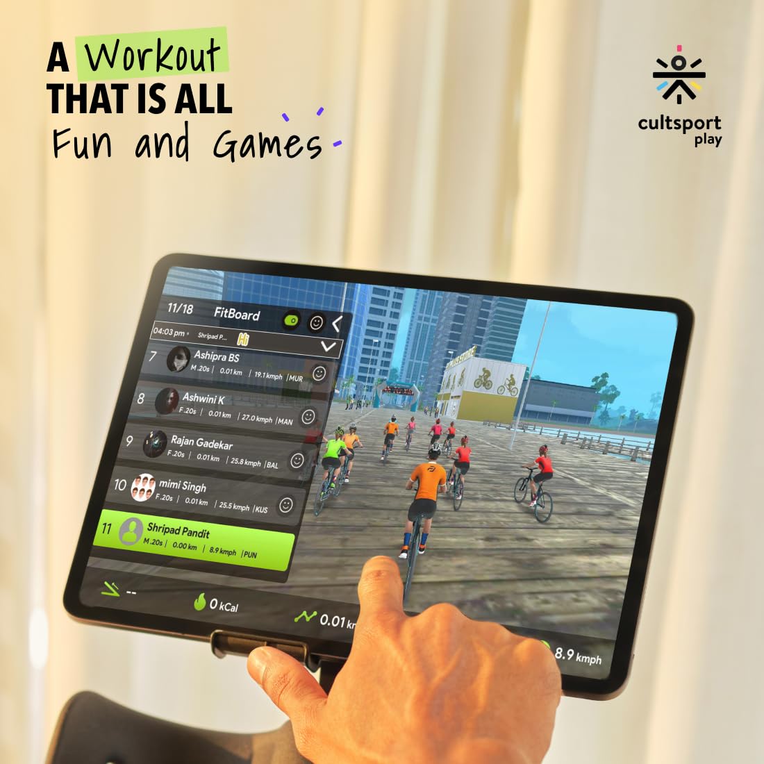 Cult.Sport smartcross Bern Elliptical Cross Trainer | Adjustable Seat | Max Weight: 120kg for Home Gym Fitness with 6 Months Warranty - Image 12