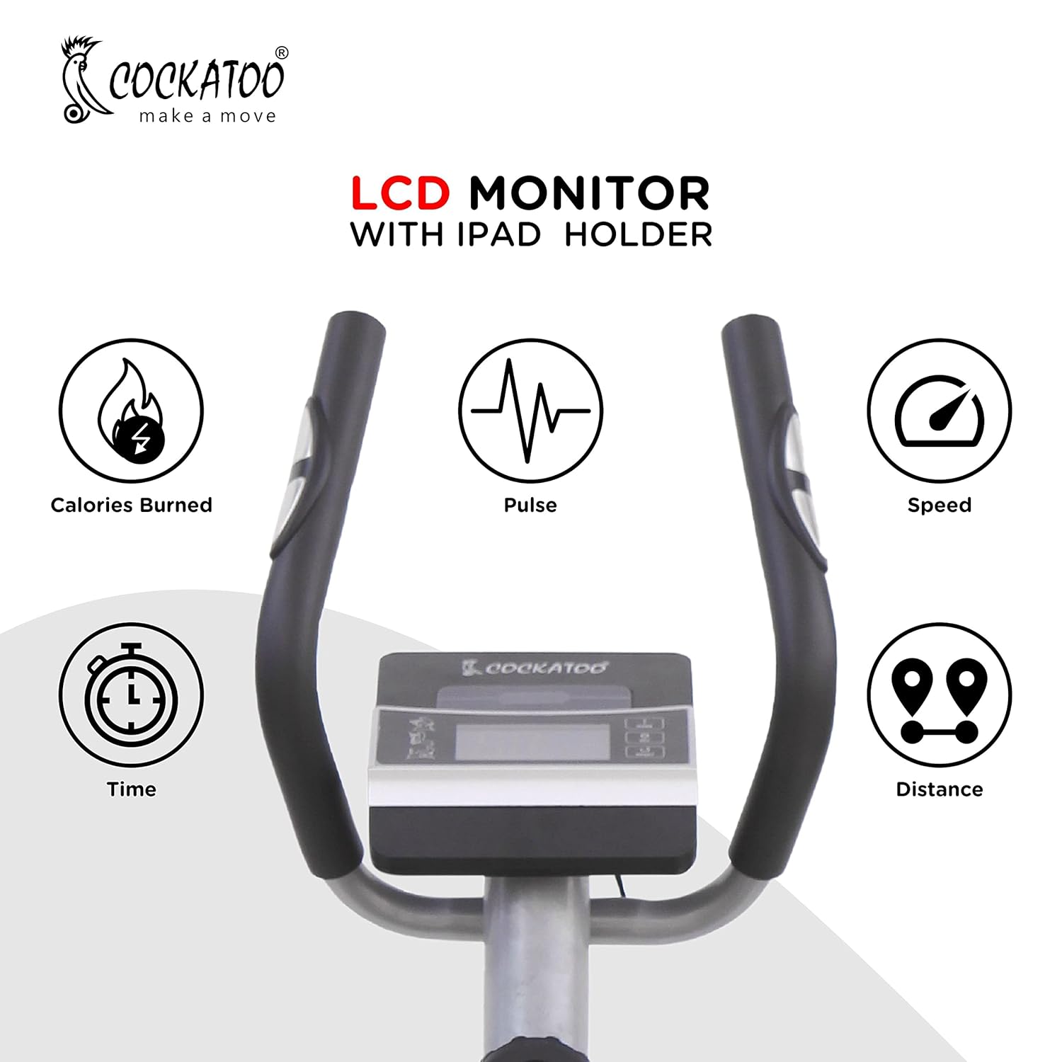 Cockatoo CE03Advance Smart Series Elliptical Cross Trainer (1 Year Warranty, Free Installation Assistance) - Image 5