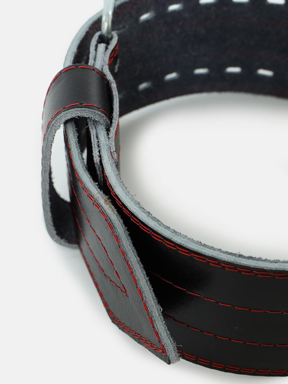 HRX Gym Belt for Weightlifting Workouts Deadlifts Powerlifts | Back Support for Exercise (HRGB02LEBKLR_Black_L) - Image 7