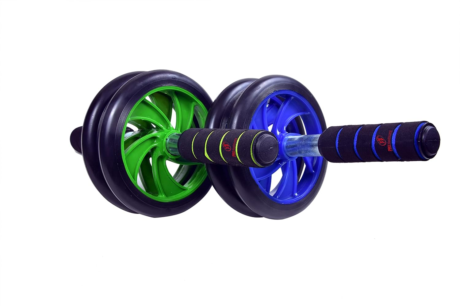 Anti Skid Double Wheel Total Body AB Roller Exerciser for Abdominal Stomach Exercise Training with Knee Mat Steel Handle Unisex | Dual Wide Ab Roller Wheel for Abs Workouts - Image 6