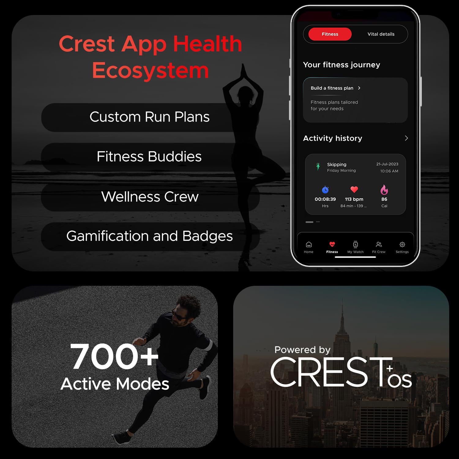 boAt Storm Call 3 w/TBT Navigation, Daily Activity Tracker, DIY Watch Face Studio,700+ Active Modes, 1.83" (4.6 cm) HD Display Fitness Smart Watch for Men & Women(Active Black) - Image 5