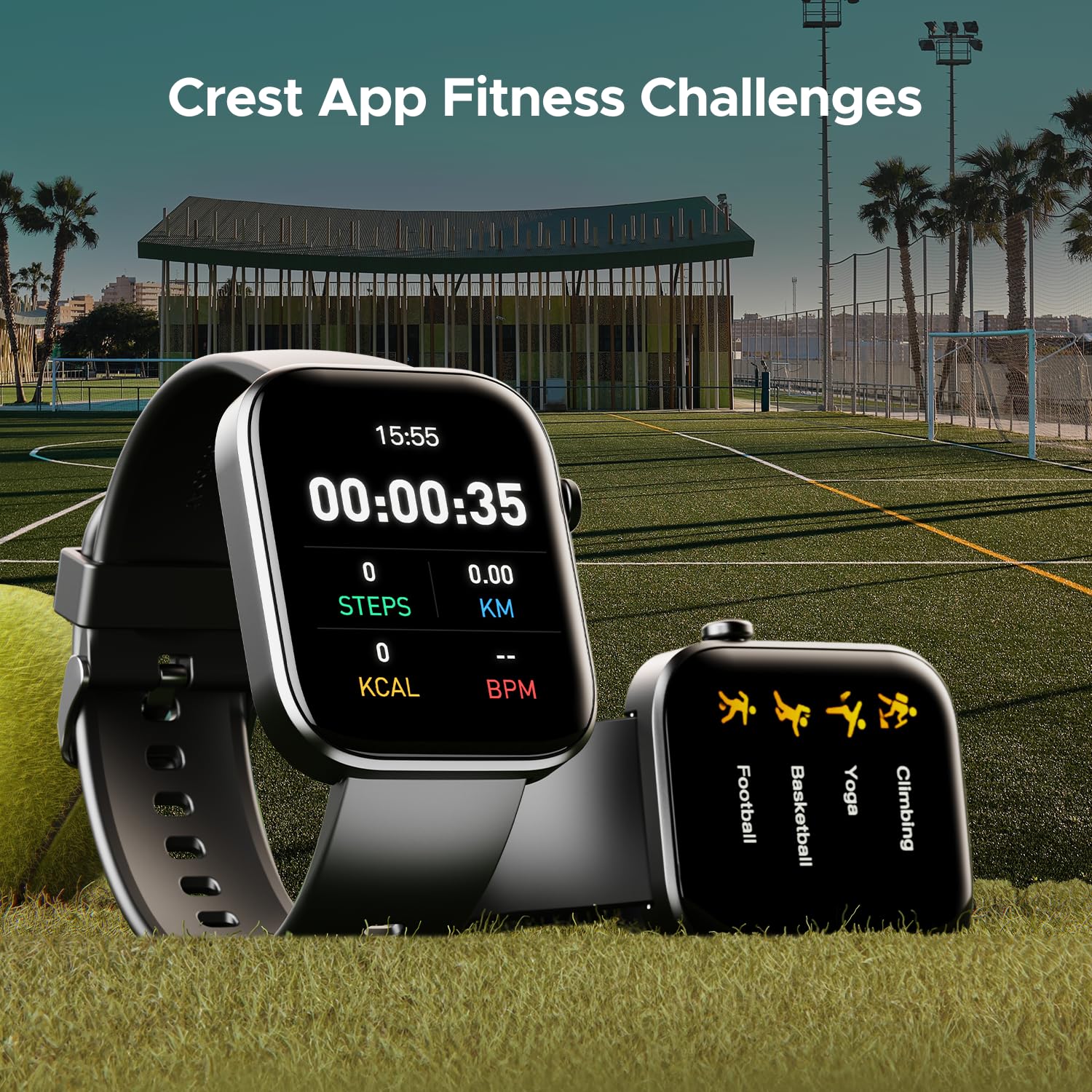 boAt Storm Call 3 w/TBT Navigation, Daily Activity Tracker, DIY Watch Face Studio,700+ Active Modes, 1.83" (4.6 cm) HD Display Fitness Smart Watch for Men & Women(Active Black) - Image 4