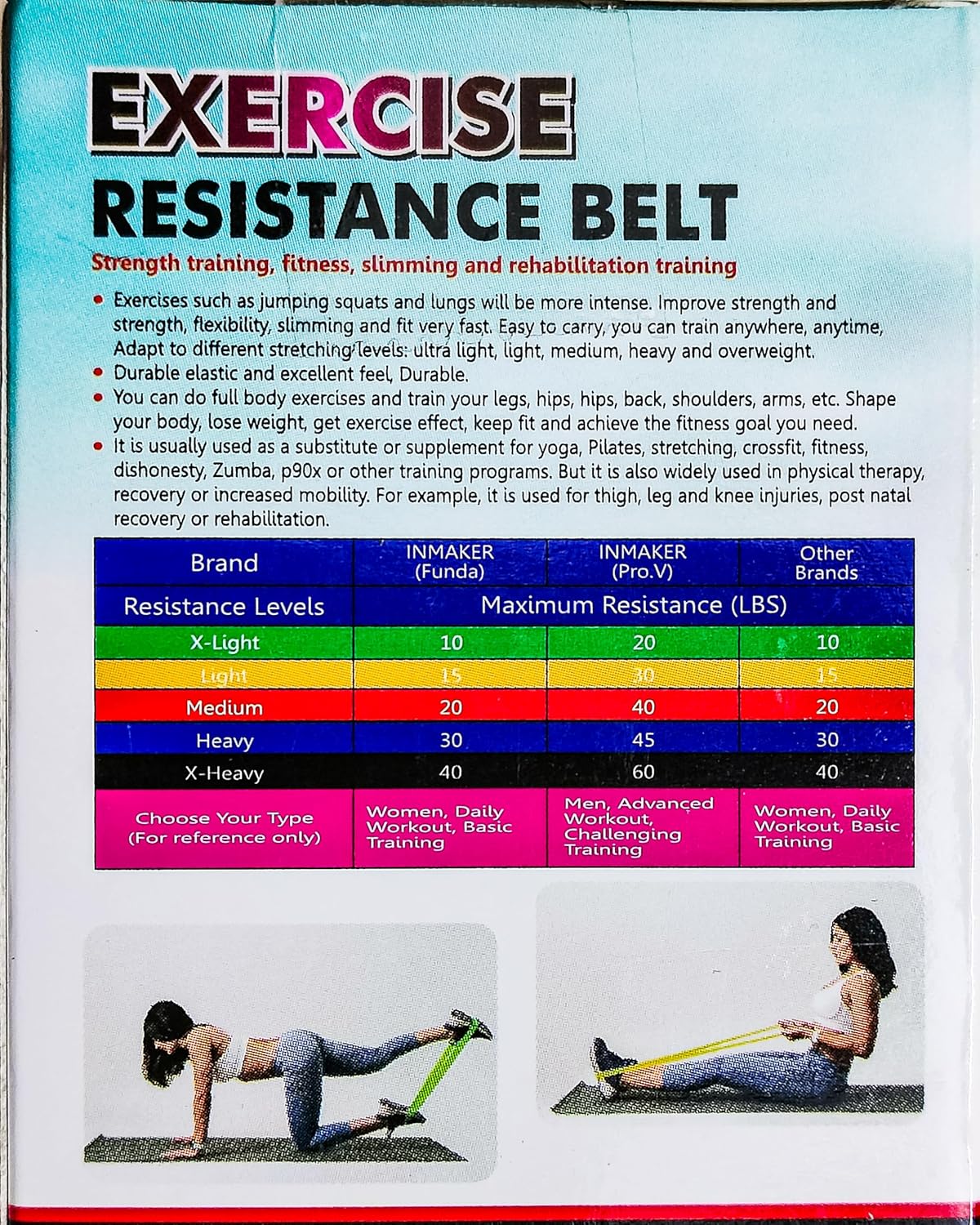 (Pack of 5)+(1 Pencil Skipping Rope Free) Resistance Loop Exercise Bands Elastic Workout Band Home Gym Yoga Stretching Strength Training Exercise Equipment.(AG Lifestyle Products) (Natural Rubber, 1) - Image 3